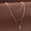 18K Gold Plated Waterproof Stainless Steel Chain Necklace