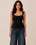 Black Lace Tank