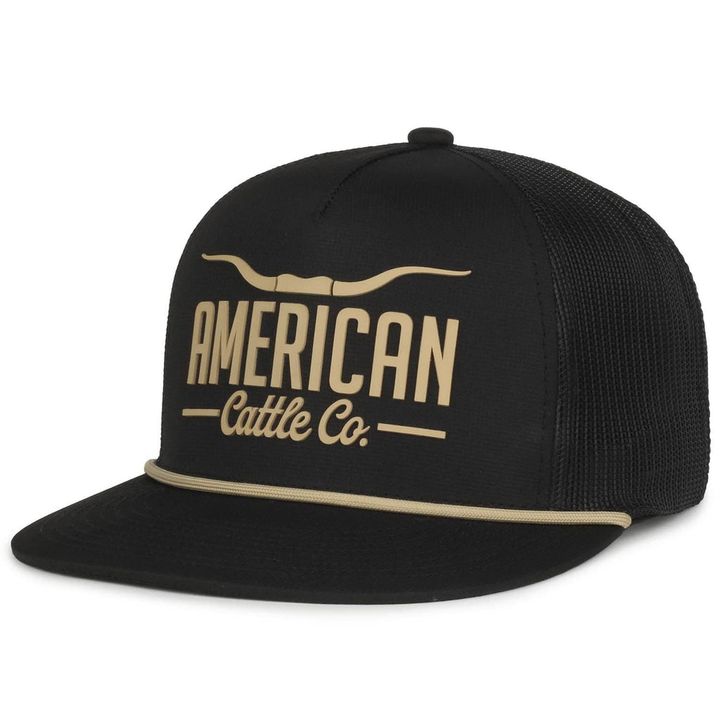 Longhorn Hat: White/Gold