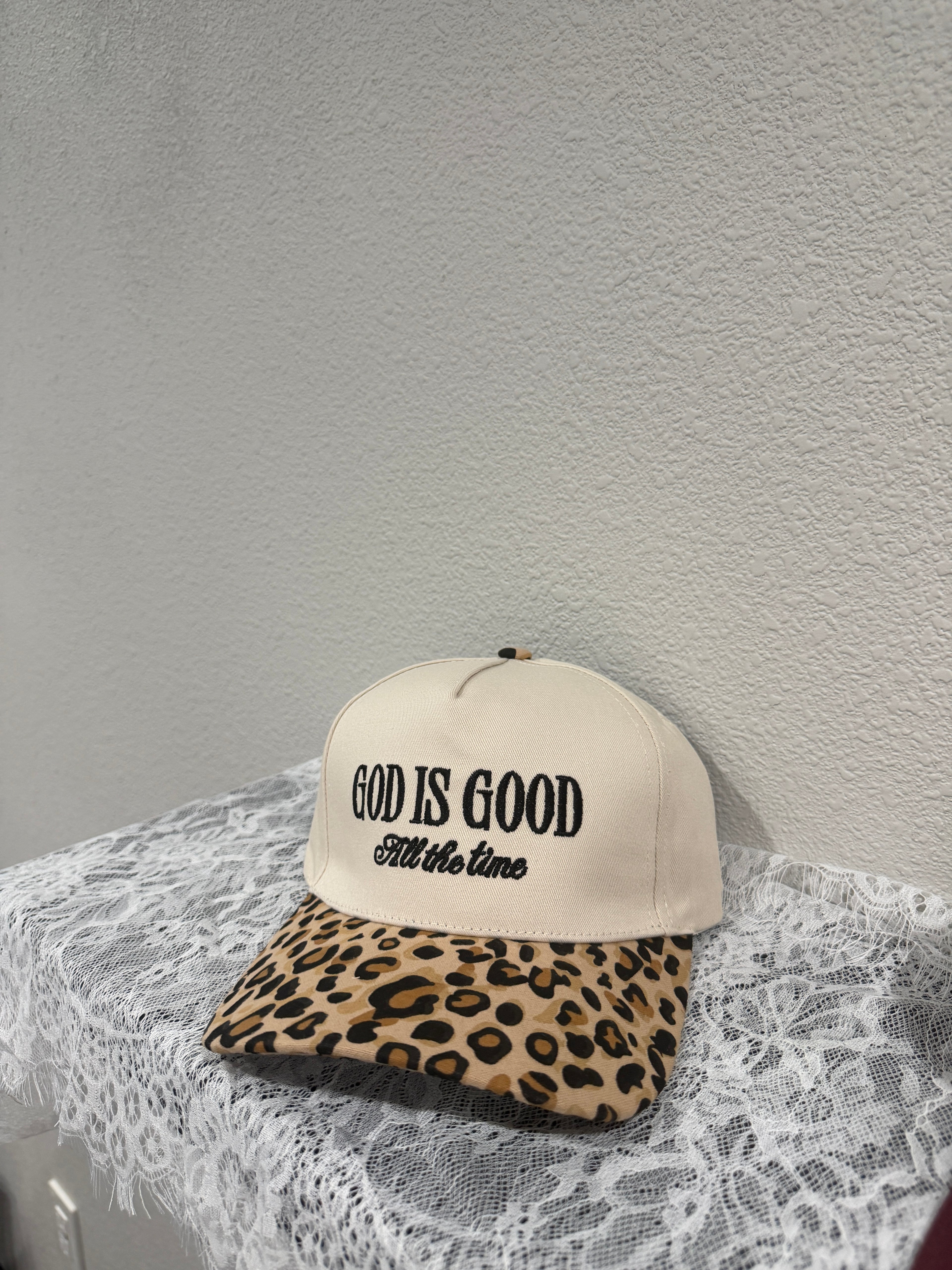 "God Is Good All The Time" Two Tone Cap