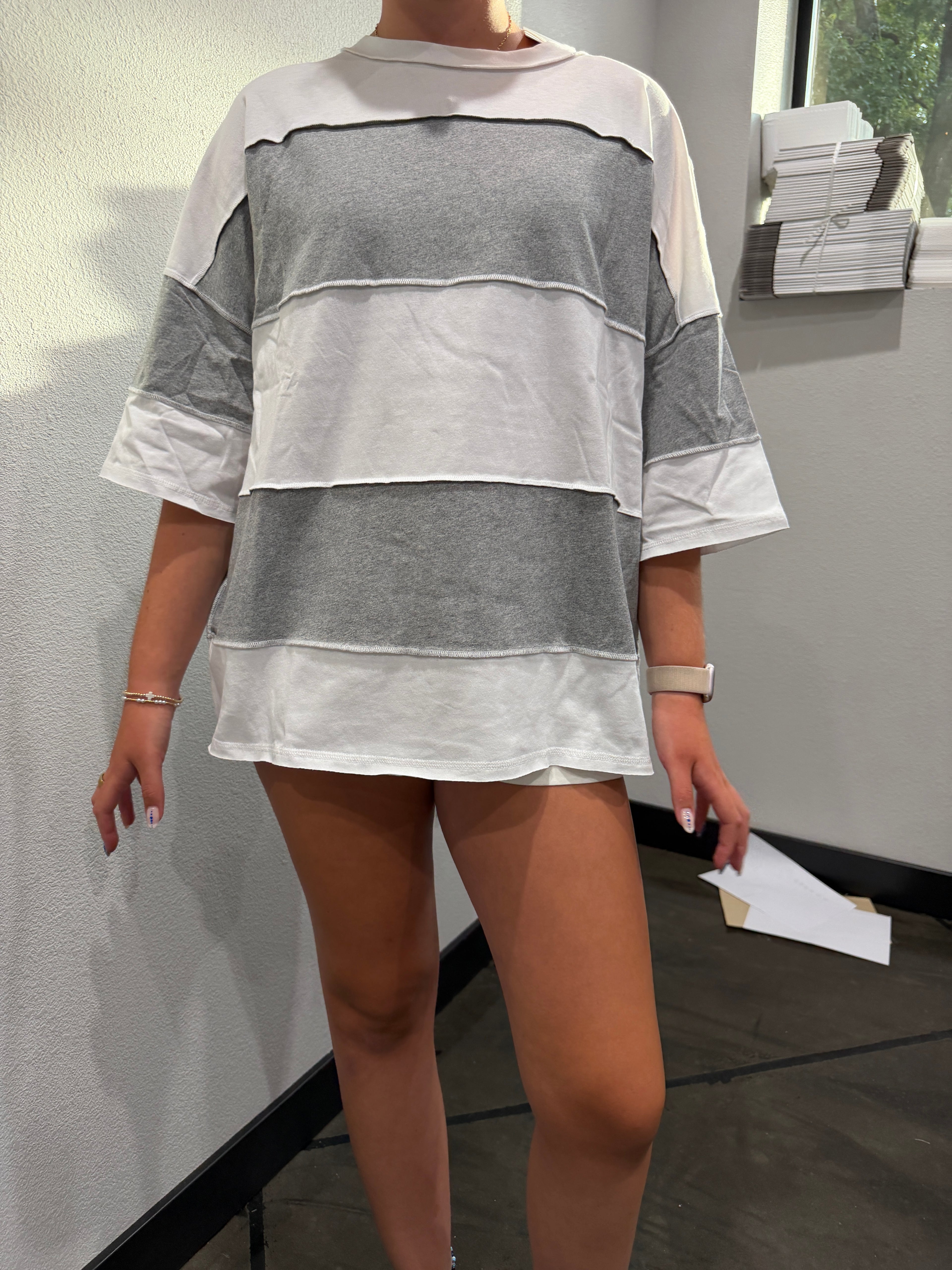 Polly Color Block Top