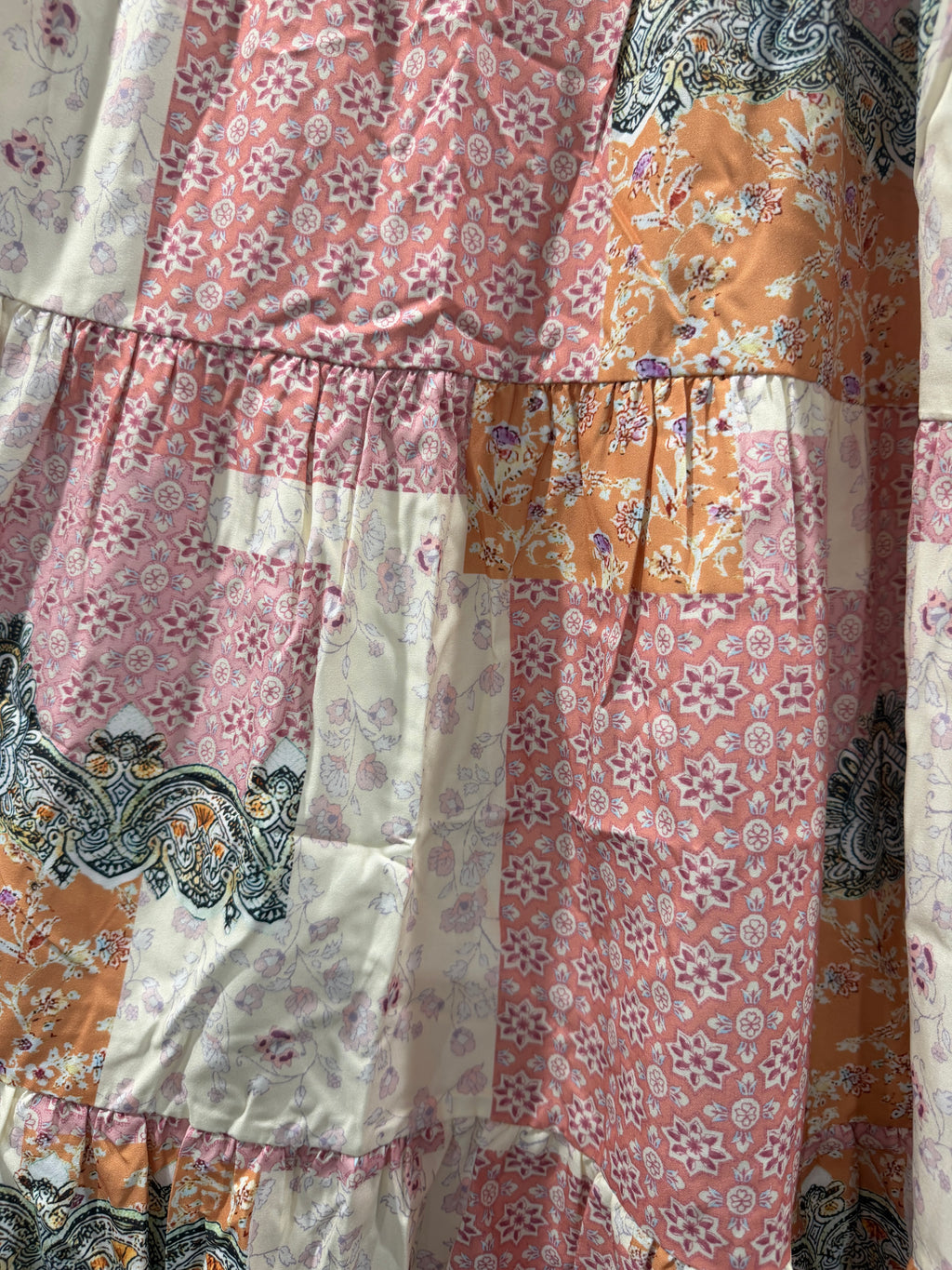 Multi-Color Bohemian Loose Fit Dress