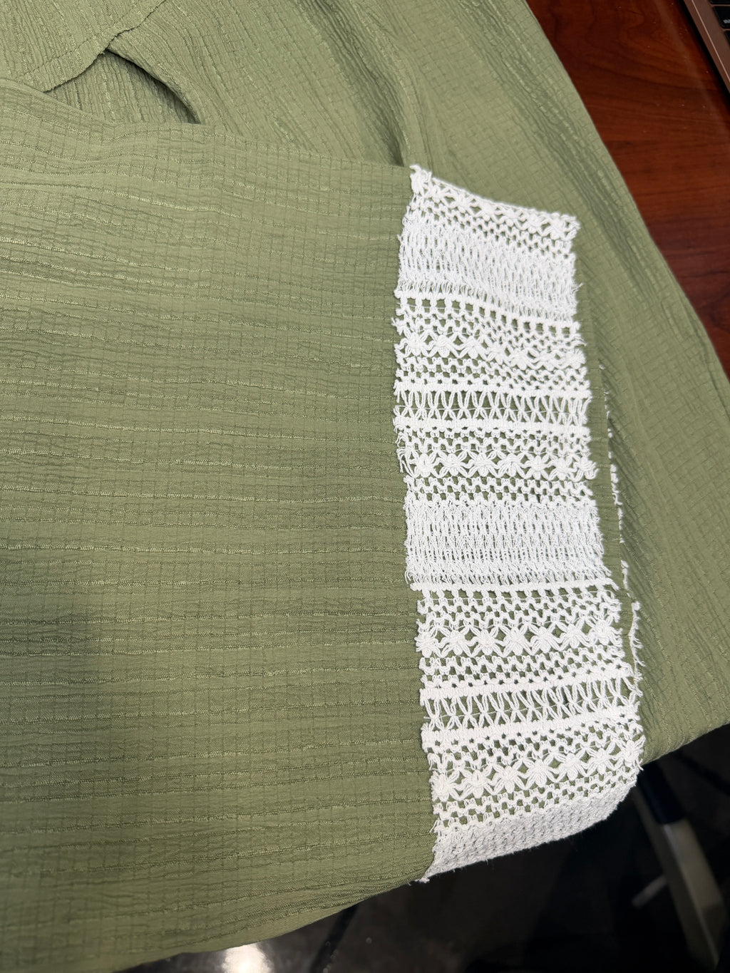 Vintage Western Lace Patchwork Drawstring Pants