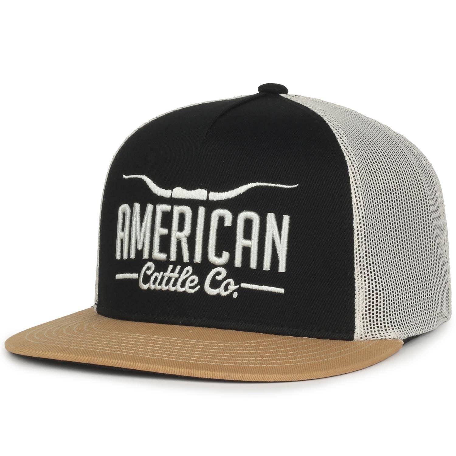 Longhorn Hat: White/Gold