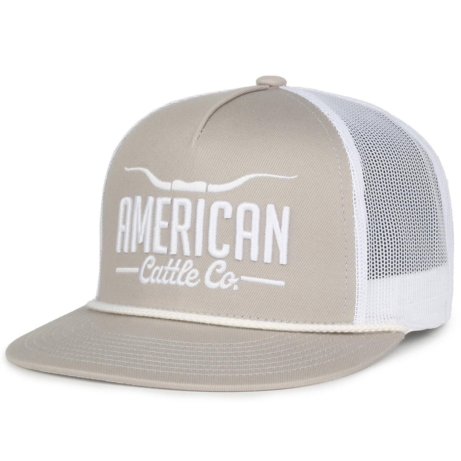 Longhorn Hat: White/Gold